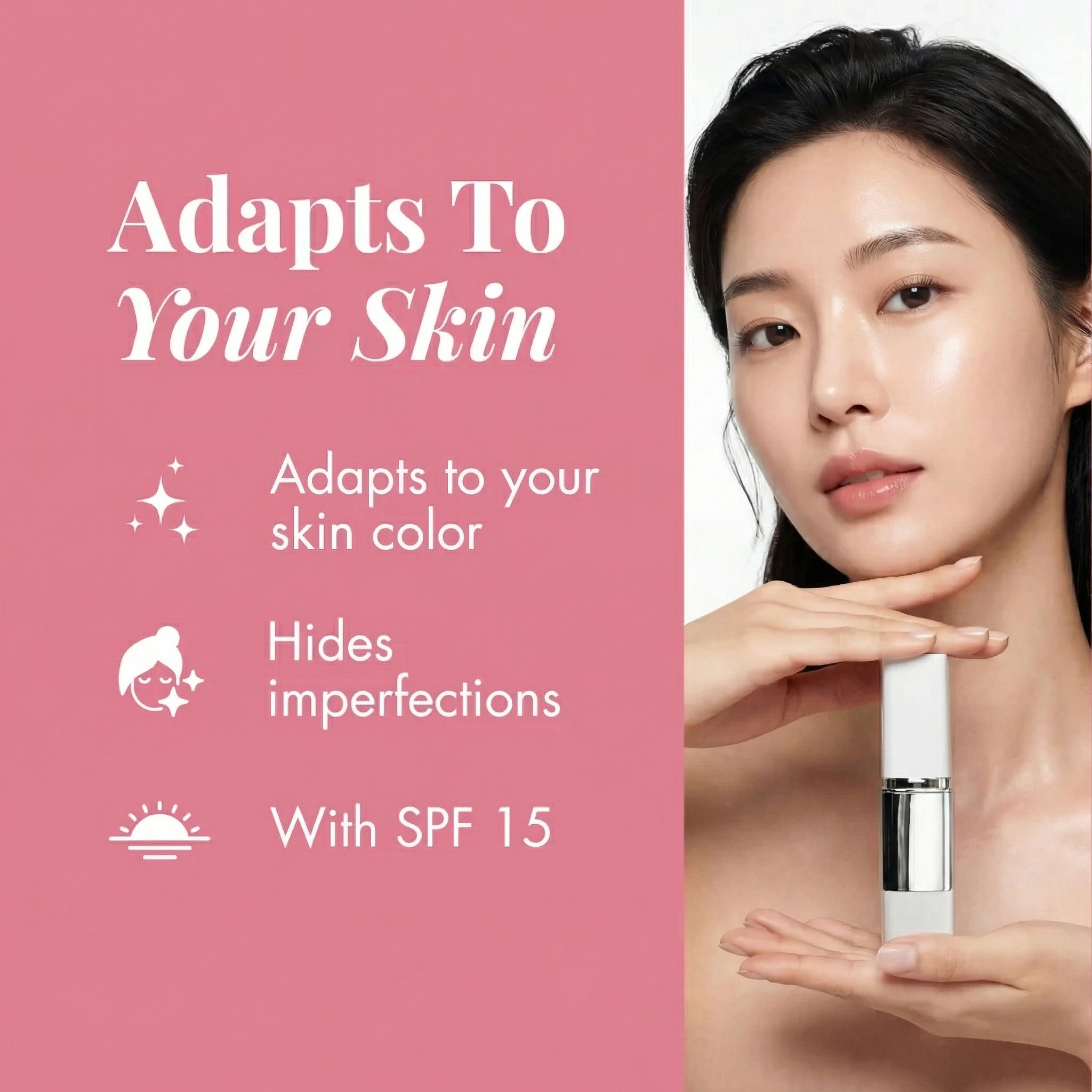 Reverse-aging Adaptive Foundation Stick (K-beauty technology)