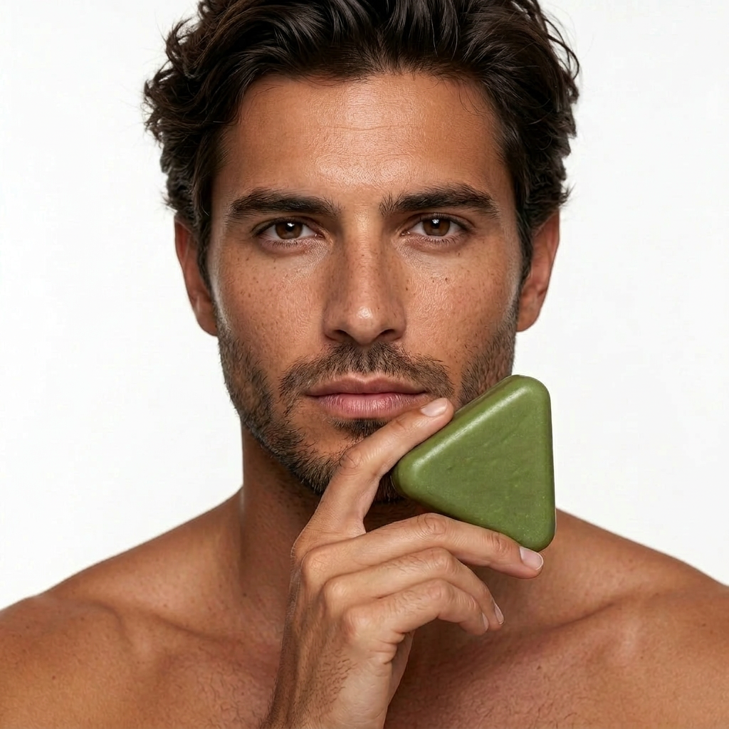Man with scalp bar profile